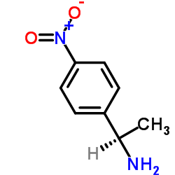 R-(+)-α-甲基-4-硝基苄胺结构式