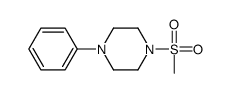 1-methylsulfonyl-4-phenylpiperazine Structure