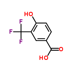 4-Hydroxy-3-(trifluoromethyl)benzoic acid Structure