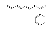 5-oxopenta-1,3-dienyl benzoate Structure