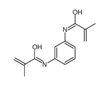2-methyl-N-[3-(2-methylprop-2-enoylamino)phenyl]prop-2-enamide结构式