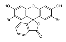 Spiro[isobenzofuran-1(3H),9'-[9H]xanthen]-3-one,2',7'-dibromo-3',6'-dihydroxy- structure