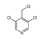 3,5-Dichloro-4(chloromethyl)pyridine Structure