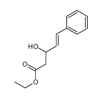 ethyl 3-hydroxy-5-phenylpent-4-enoate结构式