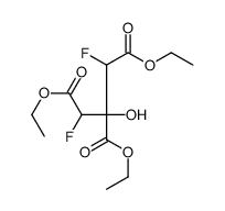 triethyl 1,3-difluoro-2-hydroxypropane-1,2,3-tricarboxylate Structure