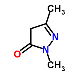 1,3-二甲基-5-吡唑酮结构式
