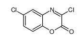 3,6-dichloro-1,4-benzoxazin-2-one结构式