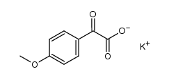 potassium 2-(4-methoxyphenyl)-2-oxoacetate Structure