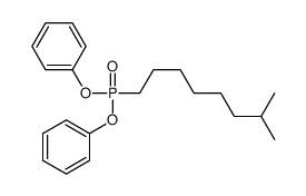 [7-methyloctyl(phenoxy)phosphoryl]oxybenzene Structure