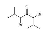 2,6-Dimethyl-3,5-dibromo-4-heptanone Structure