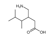 3-(aminomethyl)-4,5-dimethylhexanoic acid Structure