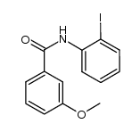 N-(2-iodophenyl)-3-methoxybenzamide结构式
