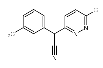 6-氯-α-(3-甲基苯基)-3-哒嗪乙腈图片