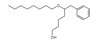 5-(octyloxy)-6-phenyl-hexan-1-ol结构式
