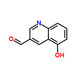 5-hydroxyquinoline-3-carbaldehyde Structure