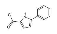 1H-Pyrrole-2-carbonyl chloride, 5-phenyl- (9CI)结构式
