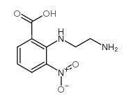 2[(2-AMINOETHYL)AMINO]-3-NITROBENZOIC ACID Structure