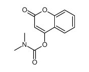(2-oxochromen-4-yl) N,N-dimethylcarbamate结构式