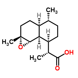 alpha-Epoxydihydroartemisinic acid structure