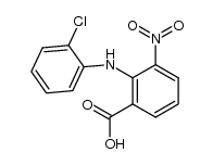 2-((2-chlorophenyl)amino)-3-nitrobenzoic acid Structure
