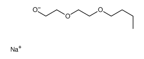 sodium 2-(2-butoxyethoxy)ethanolate结构式