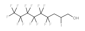 2-IODO-1H,1H,2H,3H,3H-PERFLUORONONAN-1-OL structure