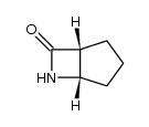 CIS-6-AZABICYCLO[3.2.0]HEPTAN-7-ONE结构式
