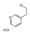 3-(2-Chloroethyl)pyridine hydrochloride Structure