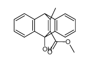 methyl 10-hydroxy-12-methyl-9,10-dihydro-9,10-ethenoanthracene-11-carboxylate Structure