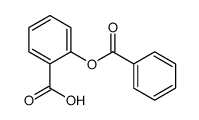 2-(苯甲酰基氧基)苯甲酸结构式