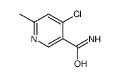 4-CHLORO-6-METHYLNICOTINAMIDE结构式