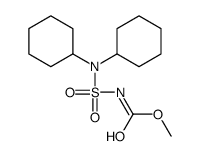 methyl N-(dicyclohexylsulfamoyl)carbamate结构式