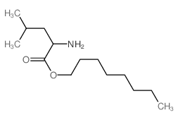 octyl 2-amino-4-methyl-pentanoate结构式