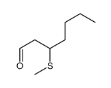 (±)-3-(methyl thio) heptanal Structure