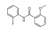 N-(2-fluorophenyl)-2-methoxybenzamide Structure