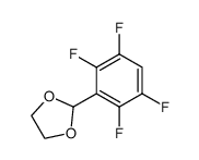 1,2,4,5-tetrafluoro-3-(1,3-dioxol-2-yl)benzene结构式