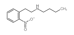 N-[2-(2-nitrophenyl)ethyl]butan-1-amine结构式