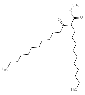 methyl 2-decyl-3-oxo-tetradecanoate结构式