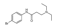N-(4-bromophenyl)-3-(diethylamino)propanamide Structure