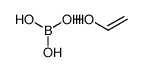 乙烯醇均聚物与硼酸的酯结构式