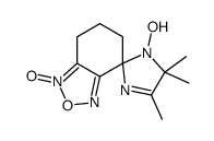 1'-hydroxy-4',5',5'-trimethyl-1-oxidospiro[6,7-dihydro-5H-2,1,3-benzoxadiazol-1-ium-4,2'-imidazole] Structure