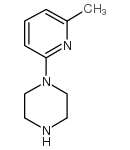 1-(6-甲基吡啶-2-基)]哌嗪结构式