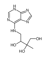 2-methyl-4-(7H-purin-6-ylamino)butane-1,2,3-triol Structure
