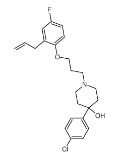 1-{3-(2-Allyl-4-fluorophenoxy)propyl}-4-(4-chlorophenyl)-4-hydroxypiperidine Structure
