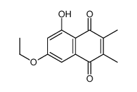 7-ethoxy-5-hydroxy-2,3-dimethylnaphthalene-1,4-dione Structure