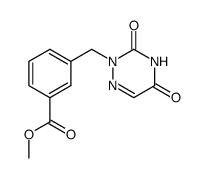 3-(3,5-dioxo-4,5-dihydro-3H-[1,2,4]triazin-2-ylmethyl)-benzoic acid methyl ester Structure