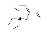 triethyl(penta-1,3-dien-3-yloxy)silane结构式