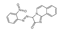 3-[(2-nitrophenyl)diazenyl]-3H-imidazo[2,1-a]isoquinolin-2-one Structure