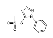 5-methylsulfonylsulfanyl-1-phenyltetrazole结构式