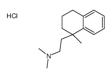 dimethyl-[2-(1-methyl-3,4-dihydro-2H-naphthalen-1-yl)ethyl]azanium,chloride结构式